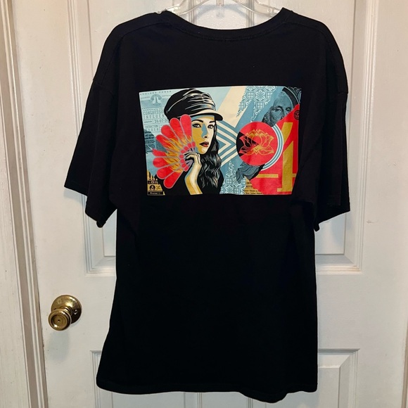 OBEY Short Sleeve Fan The Flame Unisex Shirt. Sz XL - Picture 1 of 5